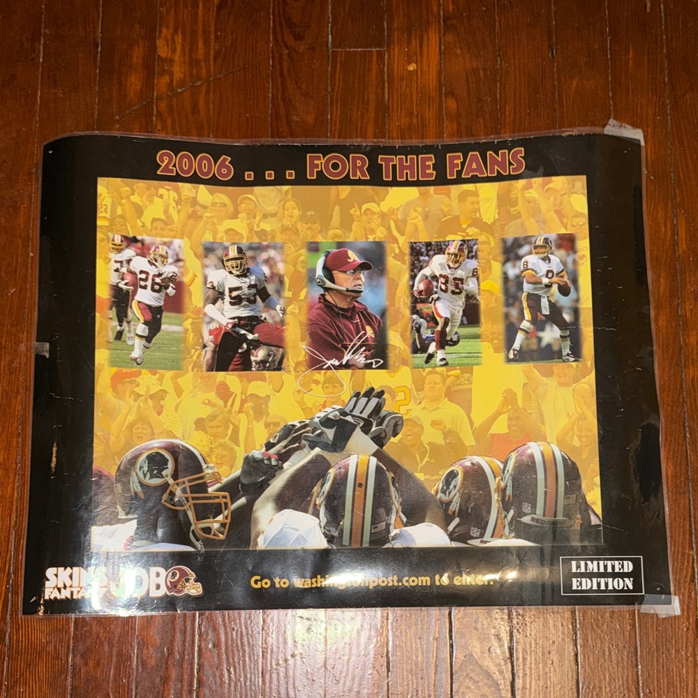 2006 Limited Edition Football Poster